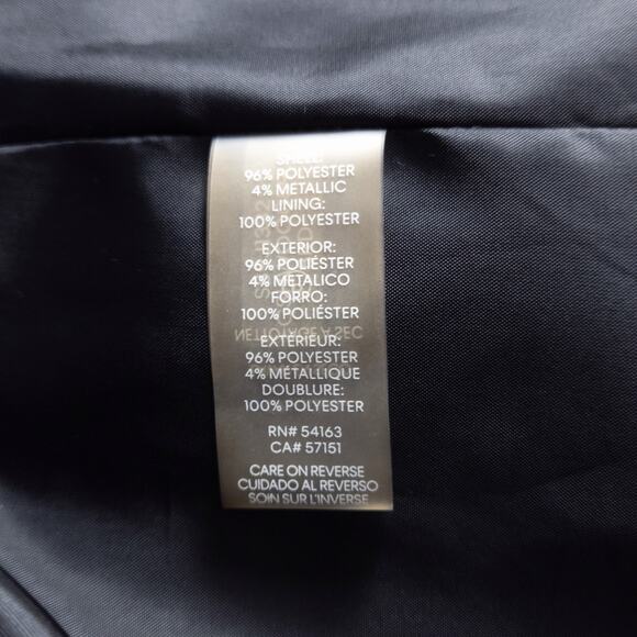 Calvin Klein Women’s Raffia Coat Old Money Office Siren Quiet Luxury Size L - Picture 11 of 12